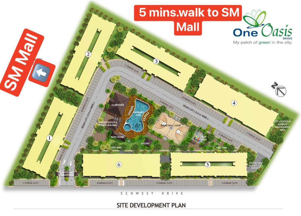 Davao 2Br One Oasis Beside Sm Mall-Wifi Buitenkant foto